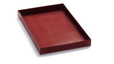 HALF SIZE DEEPER COOKING TRAY RED