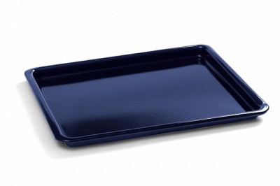 ENAMEL BAKING/ROASTING TRAY BLUE