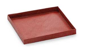 QUARTER SIZE COOKING TRAY RED
